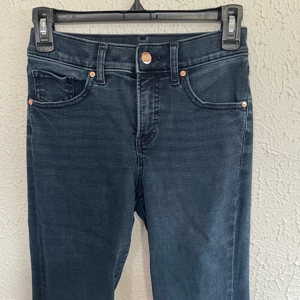Express Mid Rise Boot Cut Jeans 0S - Picture 6 of 6
